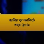 জাতীয় যুব ক্রিকেট তথ্য Quiz